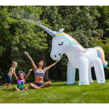 Load image into Gallery viewer, Like New/Unboxed- BigMouth Inc Ginormous Inflatable Original Unicorn Yard Summer Sprinkler, Over 6 Feet Tall