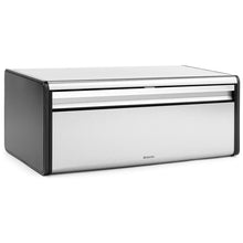 Load image into Gallery viewer, Like New/Unboxed- Brabantia Fall Front Fingerprint-Proof Bread Box (Matte Steel)