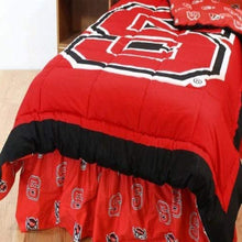 Load image into Gallery viewer, Like New/Unboxed- College Covers North Carolina State Wolfpack Reversible Comforter Set - Full (Red)