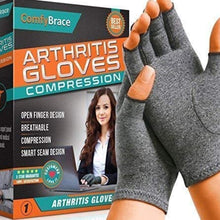Load image into Gallery viewer, Like New/Unboxed- Comfy Brace Arthritis Hand Compression Gloves (Gray)