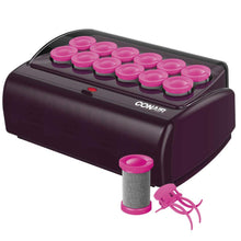 Load image into Gallery viewer, Like New/Unboxed- Conair Express Waves & Volume Hot Rollers, Jumbo 1 1/2" Hot Rollers (Black/Pink)
