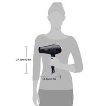 Load image into Gallery viewer, Like New/Unboxed- Confu Professional Ionic Hair Dryer 1875W AC Motor Blow Dryer w/ Diffuser 2 Concentrators Fast Drying - ETL Certified (Black)
