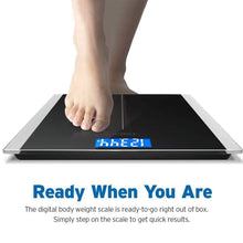 Load image into Gallery viewer, Like New/Unboxed- Etekcity Digital Body Weight Bathroom Scale With Step-On Technology (Black)