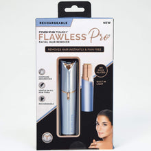 Load image into Gallery viewer, Like New/Unboxed- Finishing Touch Flawless Women's Painless Hair Remover with Rechargeable Battery (Parisian Blue)