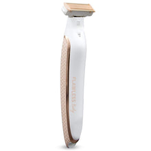 Load image into Gallery viewer, Like New/Unboxed- Finishing Touch Flawless Body Rechargeable Ladies Shaver and Trimmer (White/Rose Gold)
