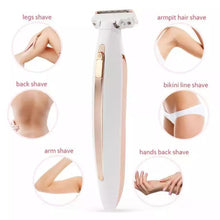 Load image into Gallery viewer, Like New/Unboxed- Finishing Touch Flawless Body Rechargeable Ladies Shaver and Trimmer (White/Rose Gold)