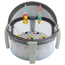 Load image into Gallery viewer, Like New/Unboxed- Fisher-Price Hexagons On-the-Go Baby Dome (Grey)