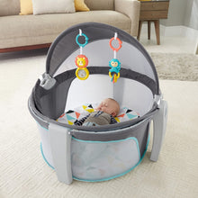 Load image into Gallery viewer, Like New/Unboxed- Fisher-Price Hexagons On-the-Go Baby Dome (Grey)