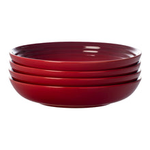 Load image into Gallery viewer, Like New/Unboxed- Le Creuset - Round Pasta Bowls (Set of 4) 8.5" (Cerise/Cherry Red)