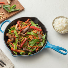 Load image into Gallery viewer, Like New/Unboxed- Le Creuset Signature 10.25" Iron Handle Skillet (Marseilles)