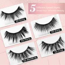 Load image into Gallery viewer, Like New/Unboxed- Fabuday Magnetic Eyeliner & Lashes Magnetic Eyelashes Kit False Lashes 5 pairs with Tweezers