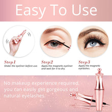 Load image into Gallery viewer, Like New/Unboxed- Fabuday Magnetic Eyeliner & Lashes Magnetic Eyelashes Kit False Lashes 5 pairs with Tweezers