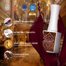 Load image into Gallery viewer, Like New/Unboxed- Modelones Gel Nail Polish- Art Deco White Nude Champagne Gold Silver Burgundy Gel Polish- 6 PCS 10ML Soak Off UV Nail Gel Polish
