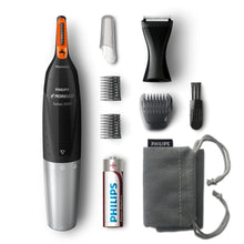 Load image into Gallery viewer, Like New/Unboxed- Philips Norelco Nose Hair Trimmer 5100, Washable Men's Precision Groomer for Nose, Ears, Eyebrows, Neck, and Sideburns - NT5175/49