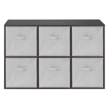 Load image into Gallery viewer, Like New/Unboxed- Relaxed Living 6-Cube Organizer (Espresso)
