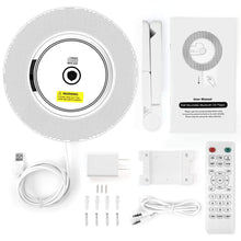 Load image into Gallery viewer, Like New/Unboxed- Tenswall Portable Bluetooth CD Player, Wall Mountable Home Audio Boombox w/ Remote Control FM Radio Built-in HiFi Speakers