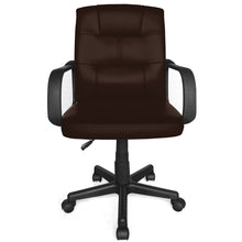 Load image into Gallery viewer, Like New/Unboxed- Urban Shop Tufted Leather Executive Chair (Brown)