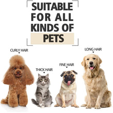 Load image into Gallery viewer, Like New/Unboxed- YIDON Dog Clippers Grooming Kit - Cordless Adjustable Low-Noise Pet Clippers Dog Hair Trimmer Rechargeable (Gold/Black)