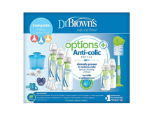 Load image into Gallery viewer, Like New/Unboxed- Dr. Brown's Natural Flow Options+ 17-Piece Infant Starter Set (Blue)