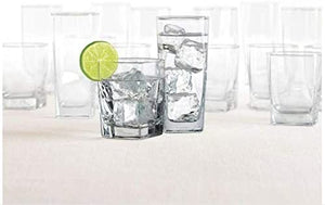 Like New/Unboxed- Dailyware City 16-Piece Drinkware Set