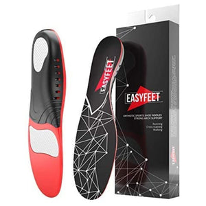 Like New/Unboxed- EasyFeet Plantar Fasciitis Arch Support Insoles for Men/Women Orthotic Shoe Inserts