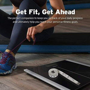 Like New/Unboxed- Etekcity Digital Body Weight Bathroom Scale With Step-On Technology (Black)