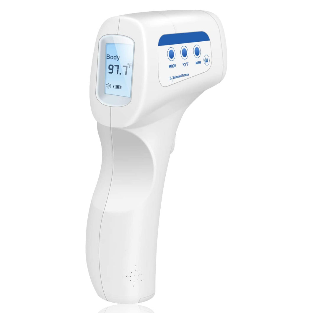 Like New/Unboxed- HealSmart Thermometer Forehead & Object Non-touch Indoor Outdoor Professional Temperature Measurement with Memory Function (White)