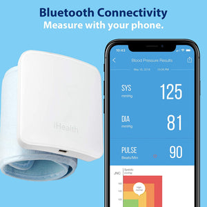 Like New/Unboxed- iHealth Smart Wrist Blood Pressure Monitor, Bluetooth Blood Pressure Cuff