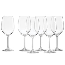 Load image into Gallery viewer, Like New/Unboxed- Lenox Tuscany Classics White Crystal Wine Glasses (Set of 6) Clear (Wine White)
