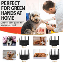 Load image into Gallery viewer, Like New/Unboxed- YIDON Dog Clippers Grooming Kit - Cordless Adjustable Low-Noise Pet Clippers Dog Hair Trimmer Rechargeable (Gold/Black)
